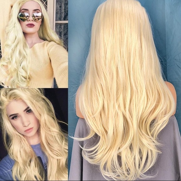 ✨24” BLONDE BODY WAVY LACE FRONT WIG? *NWT* main image 6